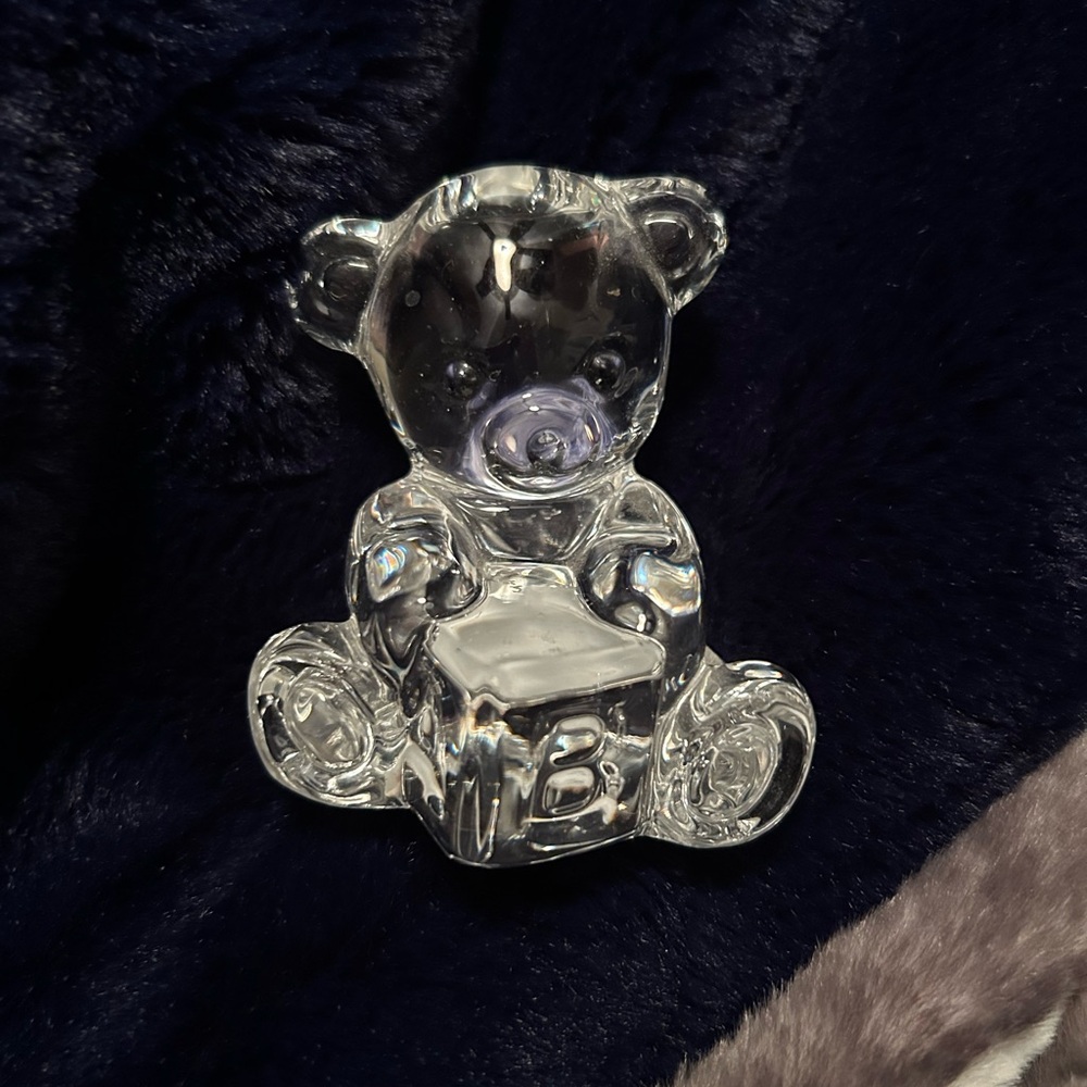 Waterford Crystal Teddy Bear figurine NIB